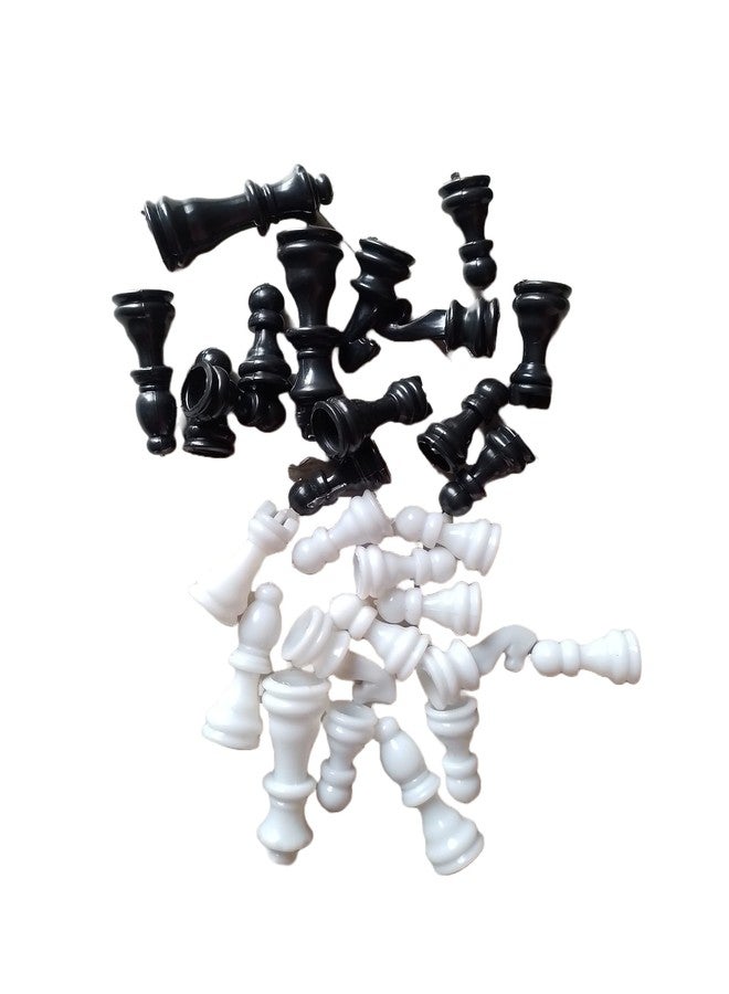 CABRIO Plastic Chess Coins(goti) Set of 32 Non Magnetic Chess Pieces for All Type Chess Board - Image 3